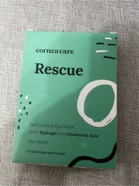 Rescue Self-Cooling Eye Mask — Mint Green Hydrogel Patches